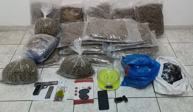 Θεσσαλονίκη: Κατασχέθηκαν 20 κιλά κάνναβης και ένα κιλό κοκαΐνης – Μία σύλληψη