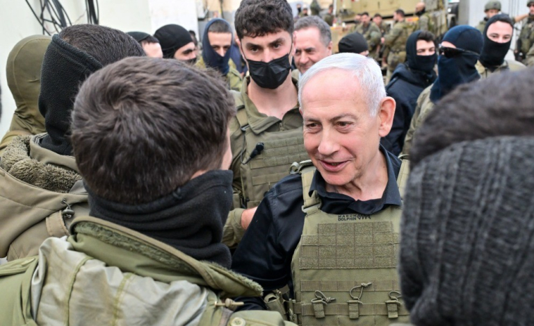 Ο Νετανιάχου επισκέφθηκε στρατεύματα του Ισραήλ στον νότιο Λίβανο