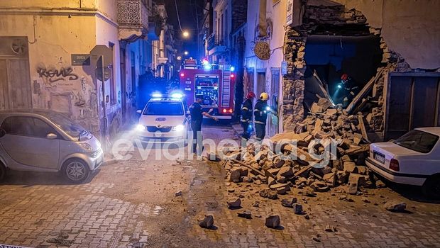 Κατέρρευσε παλιό σπίτι στο κέντρο της Χαλκίδας