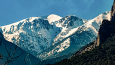 Ο χιονισμένος Όλυμπος με τα «μάτια» του δορυφόρου Sentinel-2