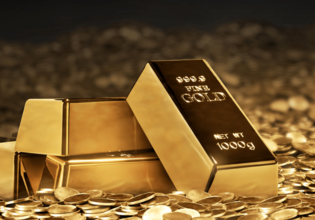 Πτωτικά κινείται ο χρυσός λόγω της ανόδου των τιμών του πετρελαίου