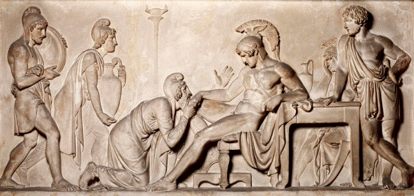 Ανακωχή: «Φιλάω το χέρι του Αχιλλέα, φονιά του γιου μου»