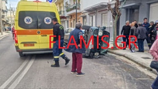 Πάτρα: Τετραμελής οικογένεια εγκλωβίστηκε σε τζιπ μετά από τροχαίο