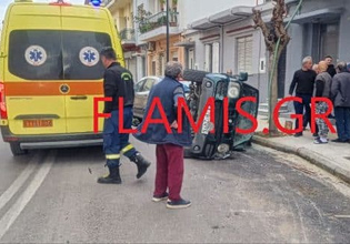 Πάτρα: Τετραμελής οικογένεια εγκλωβίστηκε σε τζιπ μετά από τροχαίο