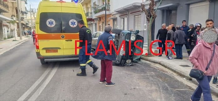 Πάτρα: Τετραμελής οικογένεια εγκλωβίστηκε σε τζιπ μετά από τροχαίο