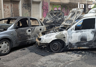 Κυψέλη: Μεγάλη αναστάτωση από φωτιά που ξέσπασε σε σταθμευμένο βαν