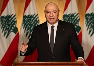 Ο πρόεδρος Αούν προχώρησε σε διάγγελμα με αιχμές εναντίον του Ιράν και της Χεζμπολάχ