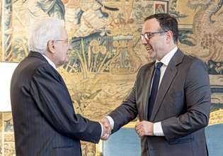 Στον πρόεδρο της Ιταλίας ο Θοδωρής Κυριακού – Τα στρατηγικά σχέδια ανάπτυξης της GEDI