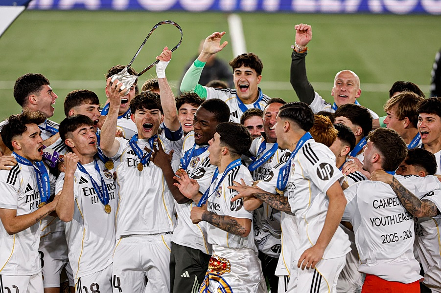 Η Ρεάλ Μαδρίτης πανηγύρισε το δεύτερο Youth League της ιστορίας της