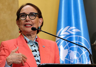 ΟΗΕ: Επικρίσεις για την ατολμία του από τη Ρεβέκα Γκρίνσπαν, υποψήφια για το αξίωμα της Γενικής Γραμματέα