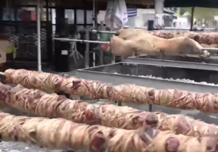 Στήθηκαν από τα ξημερώματα οι σούβλες στο κέντρο της Αθήνας