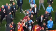 Απίστευτες εικόνες στην Τουρκία: Γενική σύρραξη μεταξύ παικτών με τη λήξη του Τράμπζονσπορ – Γαλατασαράι! (vid)