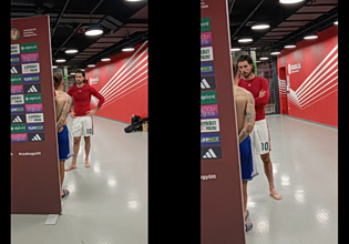 Τσιμίκας και Σομποσλάι τα είπαν μετά το Ουγγαρία-Ελλάδα (vid)