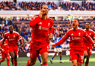 Έβερτον – Λίβερπουλ 1-2: «Διπλό» με buzzer beater του Φαν Ντάικ