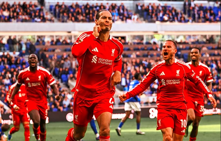 Έβερτον – Λίβερπουλ 1-2: «Διπλό» με buzzer beater του Φαν Ντάικ