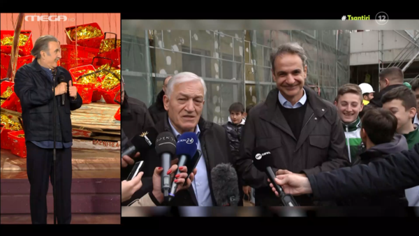 Το «Αλ Τσαντίρι Νιούζ» είναι ξανά εδώ! Ο Λάκης Λαζόπουλος μας καλωσόρισε με χορό, τραγούδι και… Μητσοτάκη