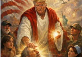 Το… τερμάτισε: Μετά την επίθεση στον Πάπα ο Τραμπ εμφανίζεται ως… Χριστός