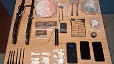 Συλλήψεις στη Χαλκίδα για αρχαία, ναρκωτικά και όπλα