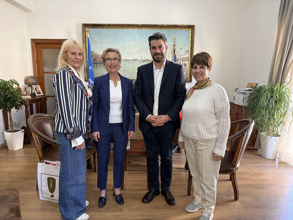 Με τον Δήμαρχο Χανίων συναντήθηκε η Πρέσβειρα της Νορβηγίας στην Ελλάδα