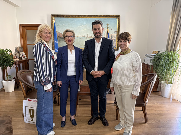 Με τον Δήμαρχο Χανίων συναντήθηκε η Πρέσβειρα της Νορβηγίας στην Ελλάδα