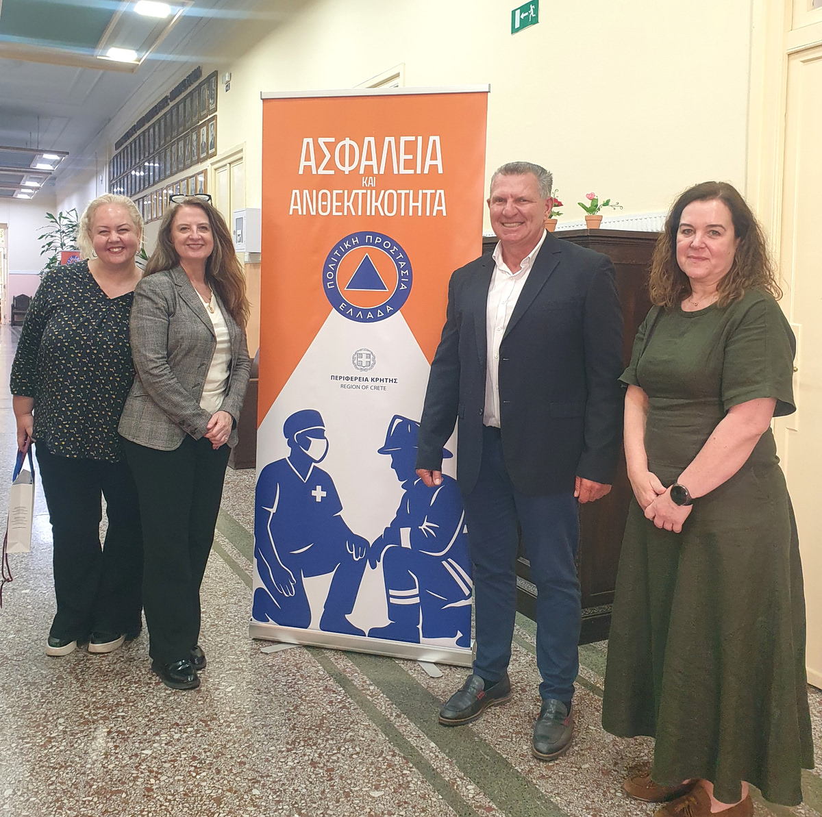 Συνάντηση Αντιπεριφερειάρχη Πολιτικής Προστασίας Κρήτης με διπλωμάτες από Αυστραλία και Νέα Ζηλανδία