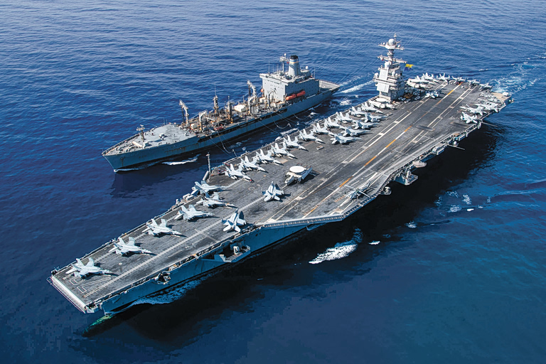 Το αμερικανικό αεροπλανοφόρο USS Gerald Ford εγκατέλειψε την Μεσόγειο