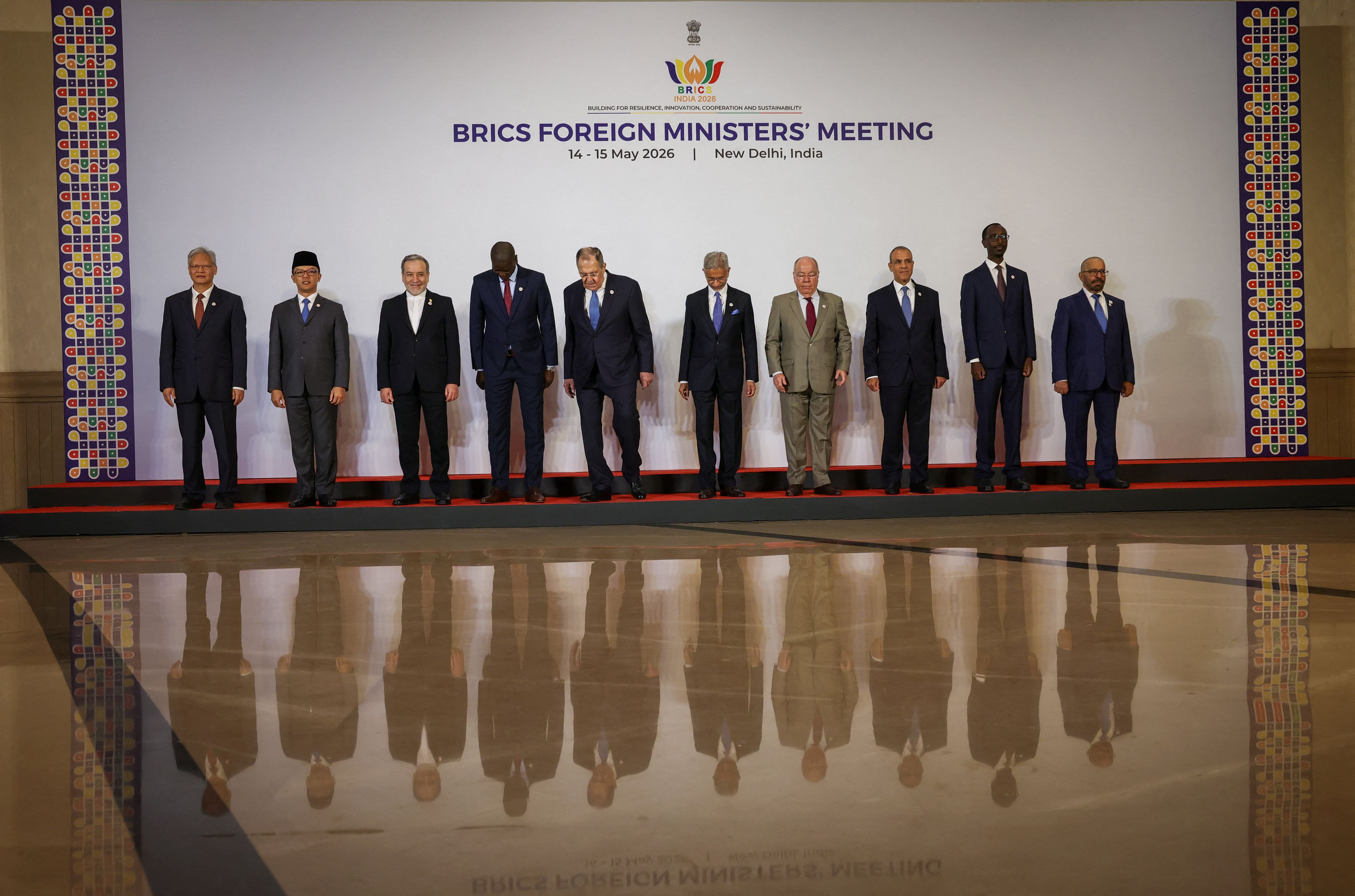 Οι υπουργοί εξωτερικών των BRICS στο Νέο Δελχί - Μεταξύ αυτών ο Αραγτσί του Ιράν