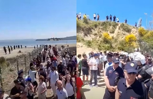 Σοβαρά επεισόδια στην Αλβανία όταν πολίτες προσπάθησαν να μπλοκάρουν έργα σε προστατευόμενη παράκτια ζώνη
