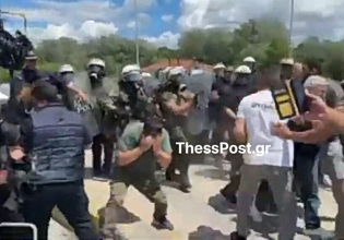 Προμαχώνας: λΕνταση και χημικά στο τελωνείο του Προμαχώνα μεταξύ αγροτών και αστυνομικών