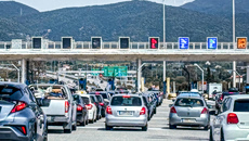 Ομαλοποιήθηκε η κίνηση στα εθνικά οδικά δίκτυα