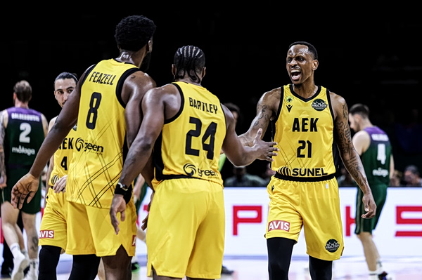 Μάλαγα – ΑΕΚ 65-78: Στον τελικό του BCL η «Ένωση», με σούπερ Μπάρτλεϊ! (vid)