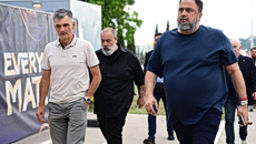 Στο «T-Center» ο Βαγγέλης Μαρινάκης – Μαζί του ο Μεντιλίμπαρ (vid, pics)