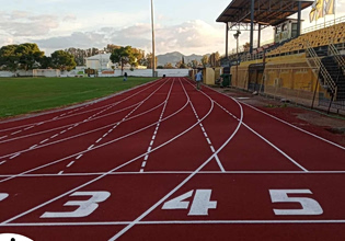 Ολοκλήρωση και παράδοση του νέου ταρτάν στο Δημοτικό Στάδιο Κάτω Αχαΐας