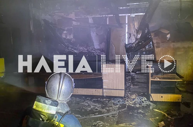 Γαστούνη: Στο μικροσκόπιο τρία άτομα για τον εμπρησμό του καταστήματος του περιπτερά που είχε ξυλοκοπηθεί