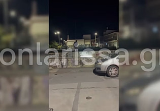 Λάρισα: Πετούσαν πέτρες, μπουκάλια και νερομπαλόνια σε διερχόμενα αυτοκίνητα – Δείτε βίντεο