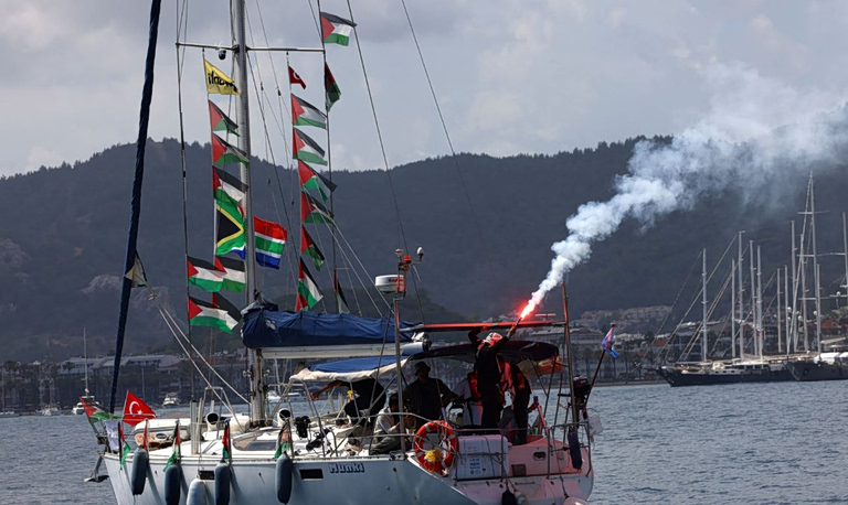 Global Sumud Flotilla: Σε πτήση για Κωνσταντινούπολη οι 19 Έλληνες που συμμετείχαν στο στολίσκο