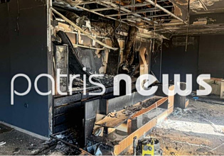 Γαστούνη: Έσπασαν και έκαψαν το μαγαζί του περιπτερά που είχε ξυλοκοπηθεί άγρια
