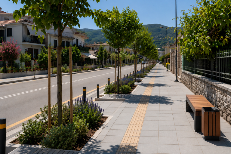 Χρηματοδότηση για σύγχρονα πεζοδρόμια και πράσινες παρεμβάσεις θέλει ο Δήμος Πάργας