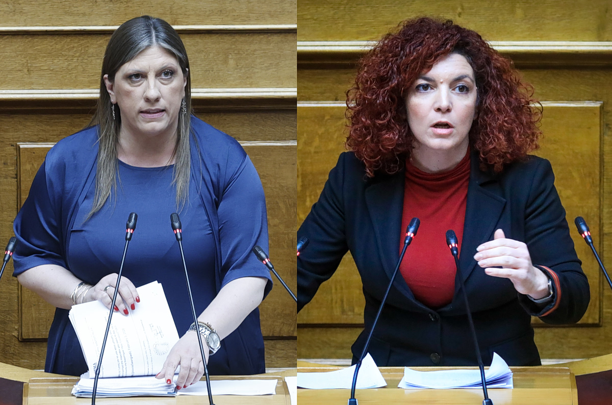 Άγριος καυγάς Κωνσταντοπούλου – Κομνηνάκα (ΚΚΕ) στη Βουλή: «Είσαι ξεφτιλισμένη» – «Οι φασίστες μιλάνε έτσι…»