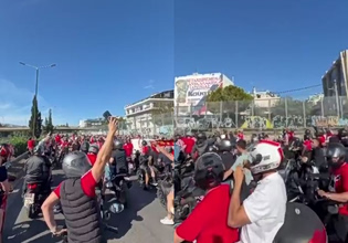 «Ερυθρόλευκος» ο Κηφισός από τους οπαδούς του Ολυμπιακού