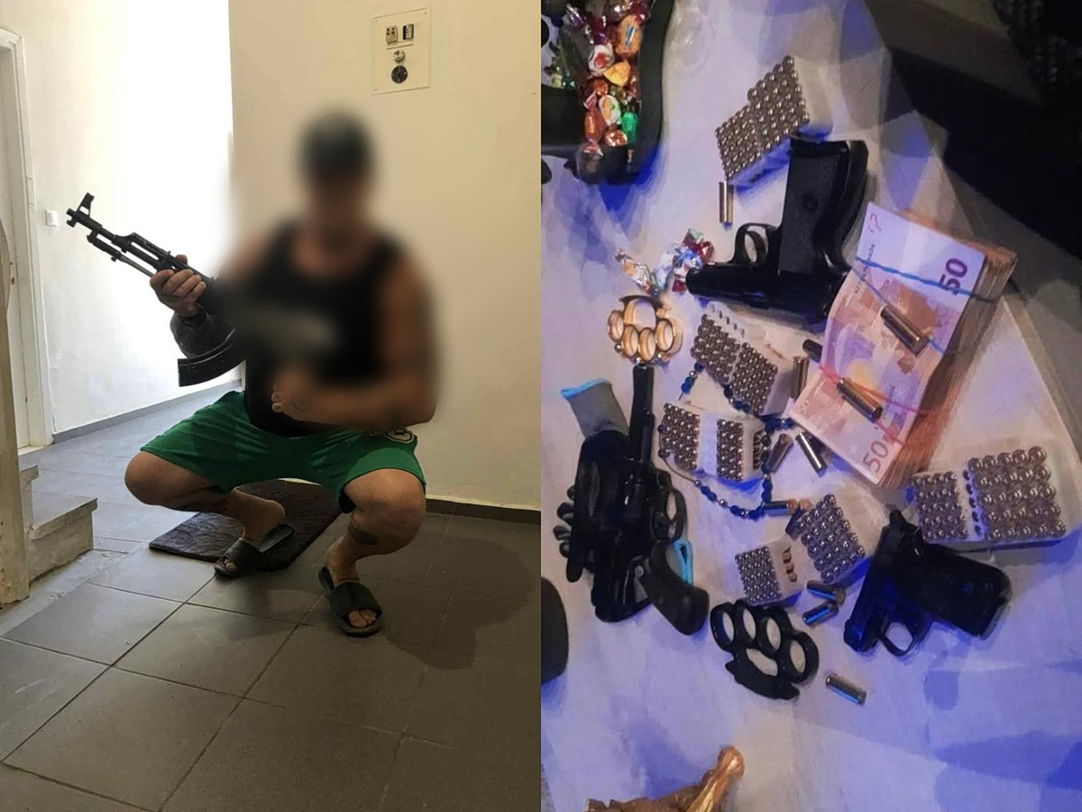 Πάτρα: Σημειωματάριο με ονόματα και ποσά είχε ο 40χρονος που πόζαρε στα social media με όπλα