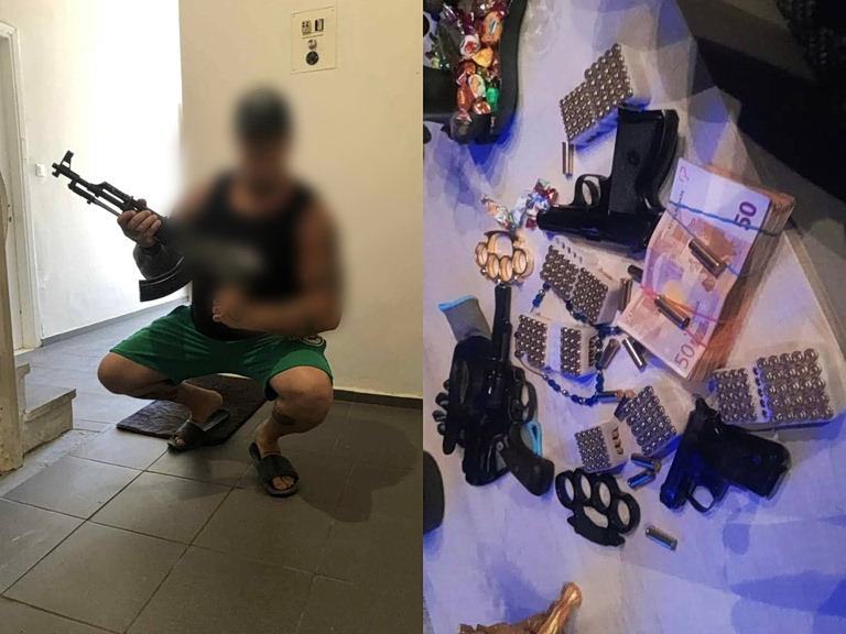 Πάτρα: Σημειωματάριο με ονόματα και ποσά είχε ο 40χρονος που πόζαρε στα social media με όπλα
