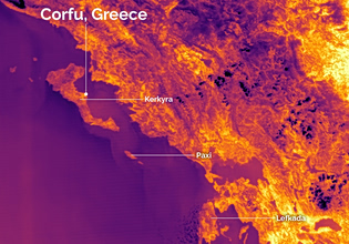 Οι πρώτες εικόνες από τους ελληνικούς θερμικούς δορυφόρους – Παρακολούθηση πυρκαγιών σε πραγματικό χρόνο