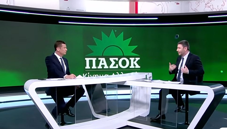 Live η συνέντευξη του Νίκου Ανδρουλάκη: Το ΠΑΣΟΚ ζητά εκλογές ακόμα και… αύριο