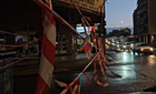 Καθίζηση οδοστρώματος στο Μεταξουργείο –  Άνοιξε τρύπα με βάθος μισού μέτρου