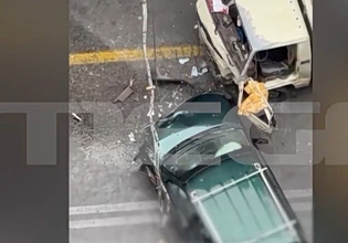 «Καραμπόλα» τριών αυτοκίνητων και δύο μοτοσικλετών στην Πατησίων – Δύο άτομα στο νοσοκομείο