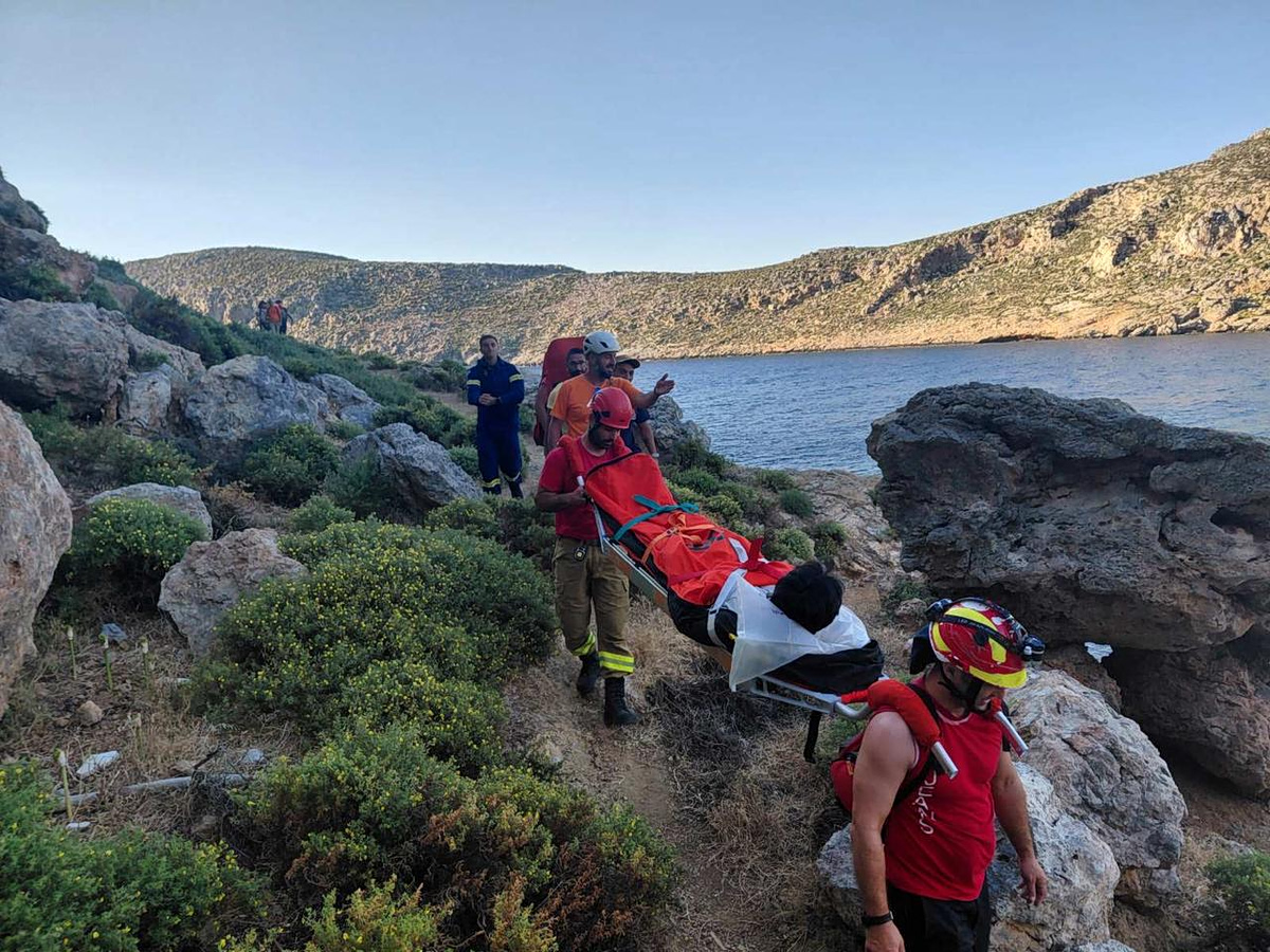 Επιχείρηση διάσωσης 24χρονου τουρίστα στην Κάλυμνο – Τραυματίστηκε ενώ έκανε αναρρίχηση
