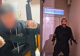 Πάτρα: Συνελήφθη 40χρονος που πόζαρε στα social media με όπλα και σιδερογροθιές – Επιχείρησε να διαφύγει