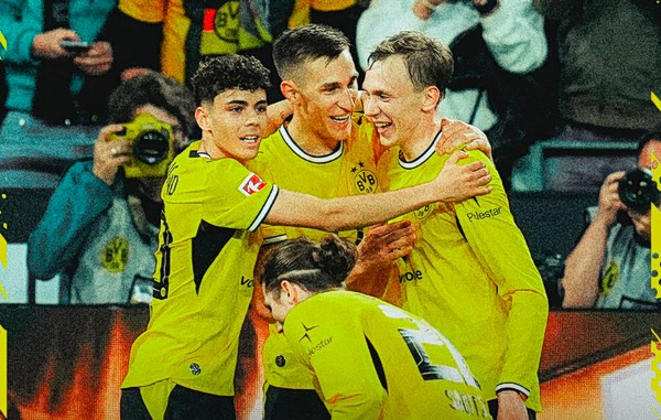 Ντόρτμουντ – Άιντραχτ Φρανκφούρτης 3-2: Πήρε τη ματσάρα και «κλείδωσε» τη δεύτερη θέση