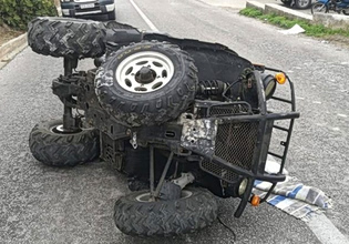 Σοβαρό τροχαίο με γουρούνα στην Κέρκυρα